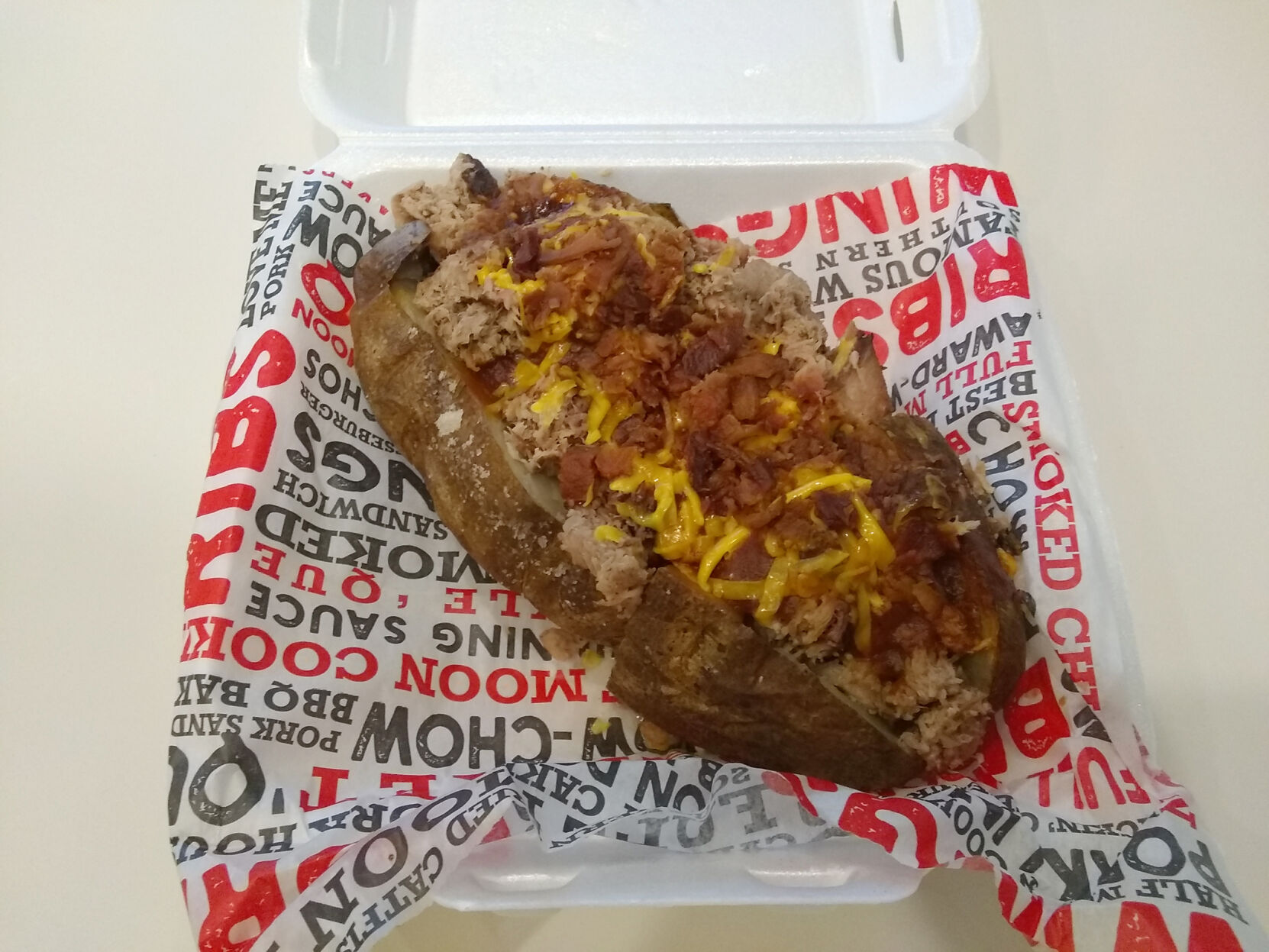Baked potato is a must-have at Full Moon